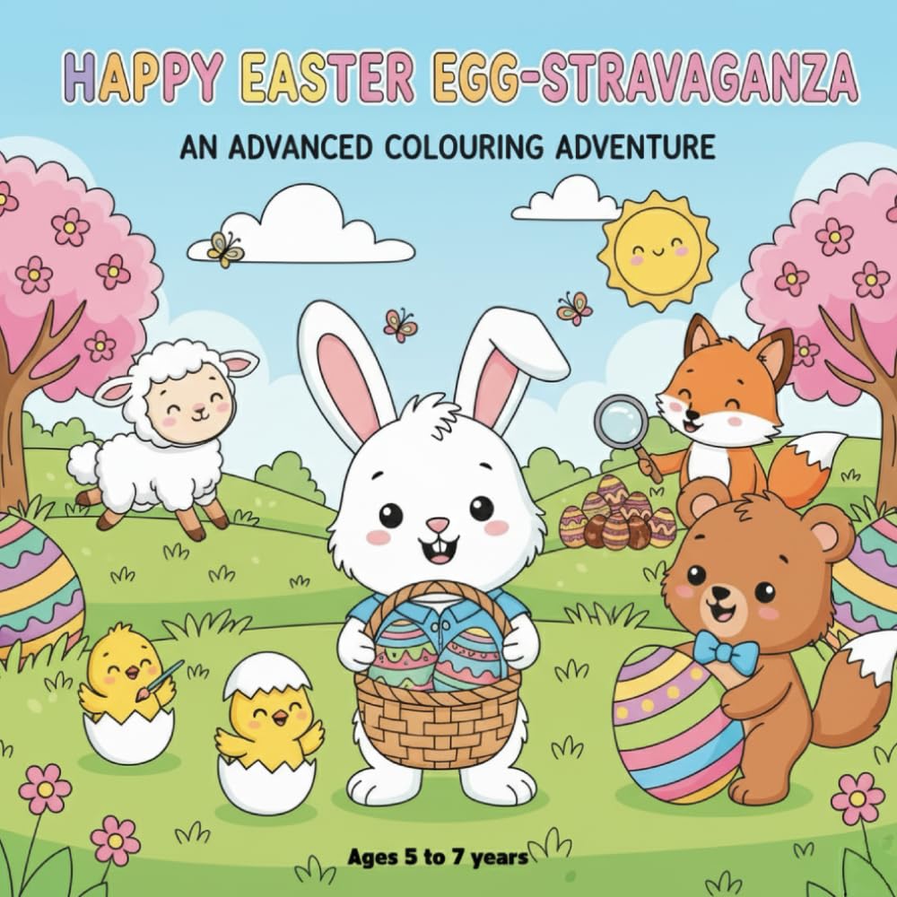 HAPPY EASTER EGG-STRAVAGANZA: A ADVANCED COLOURING ADVENTURE