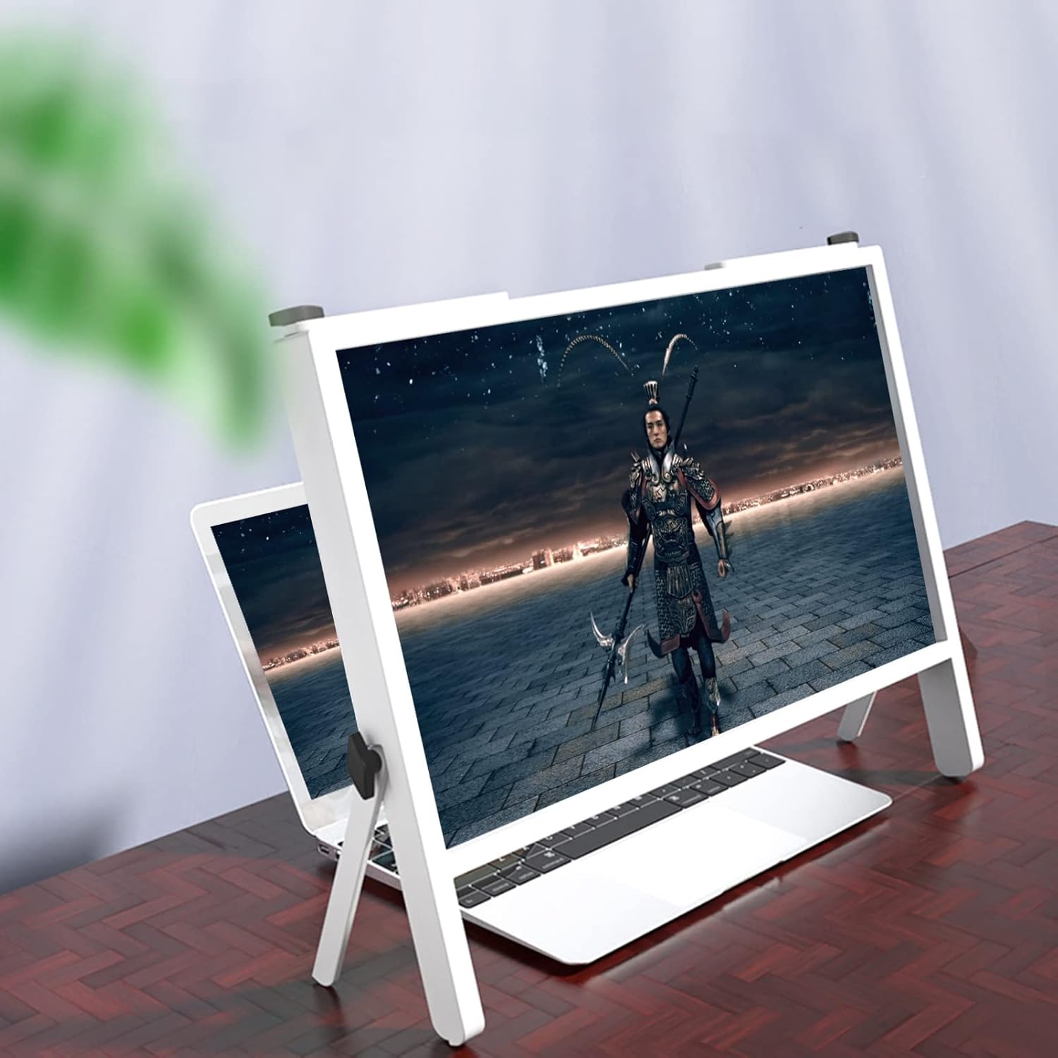 Screen Magnifier 3D 21 Inch Laptop Screen Magnifier, Portable Amplifier Desktop, Compatible with 15/16/17/18/20 Inch Mobile Phone, Tablet, Laptop Screen Magnifier