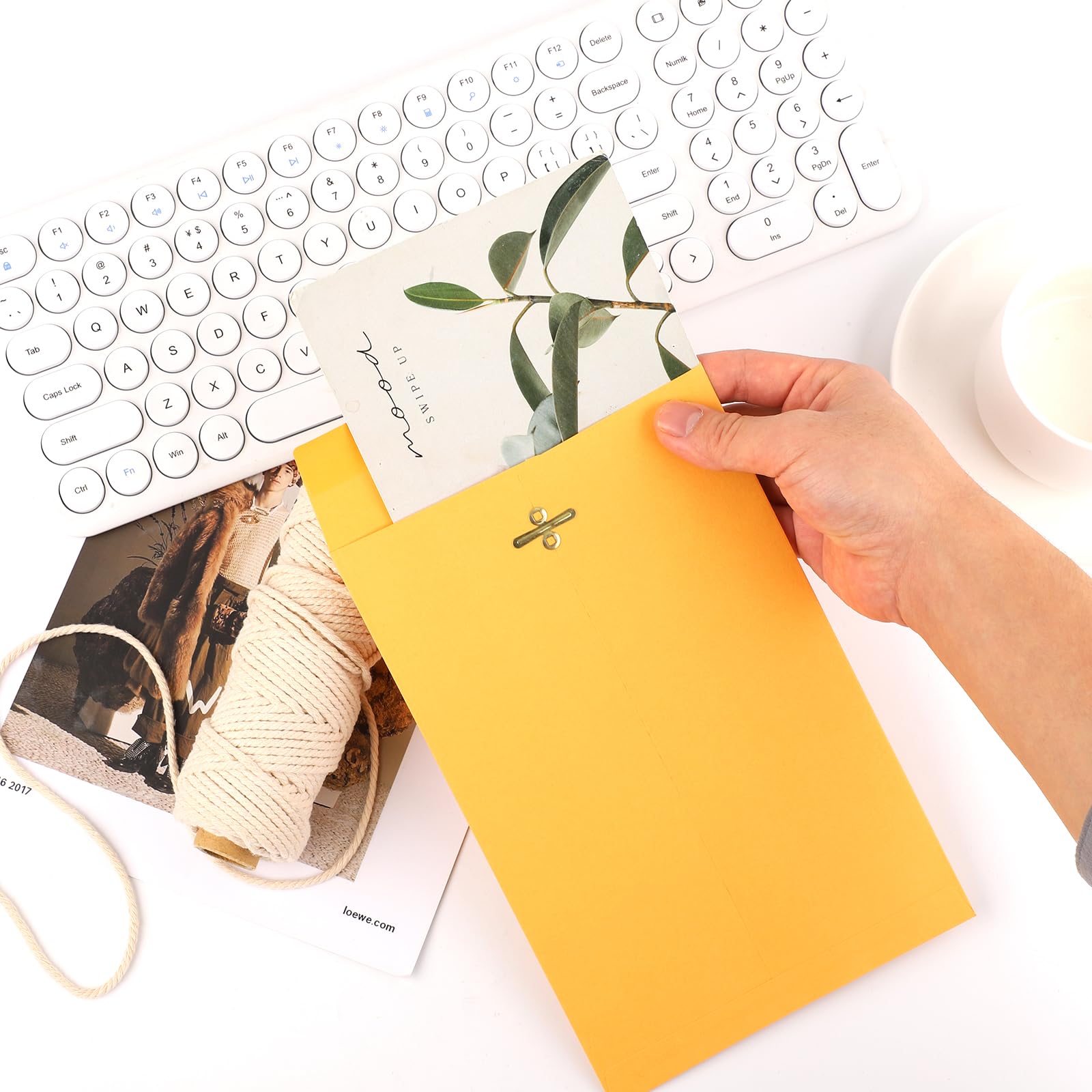 Buste Kraft Grandi Spesse con Chiusura Adesiva Heavy Duty 15,2x22,9cm 10pz