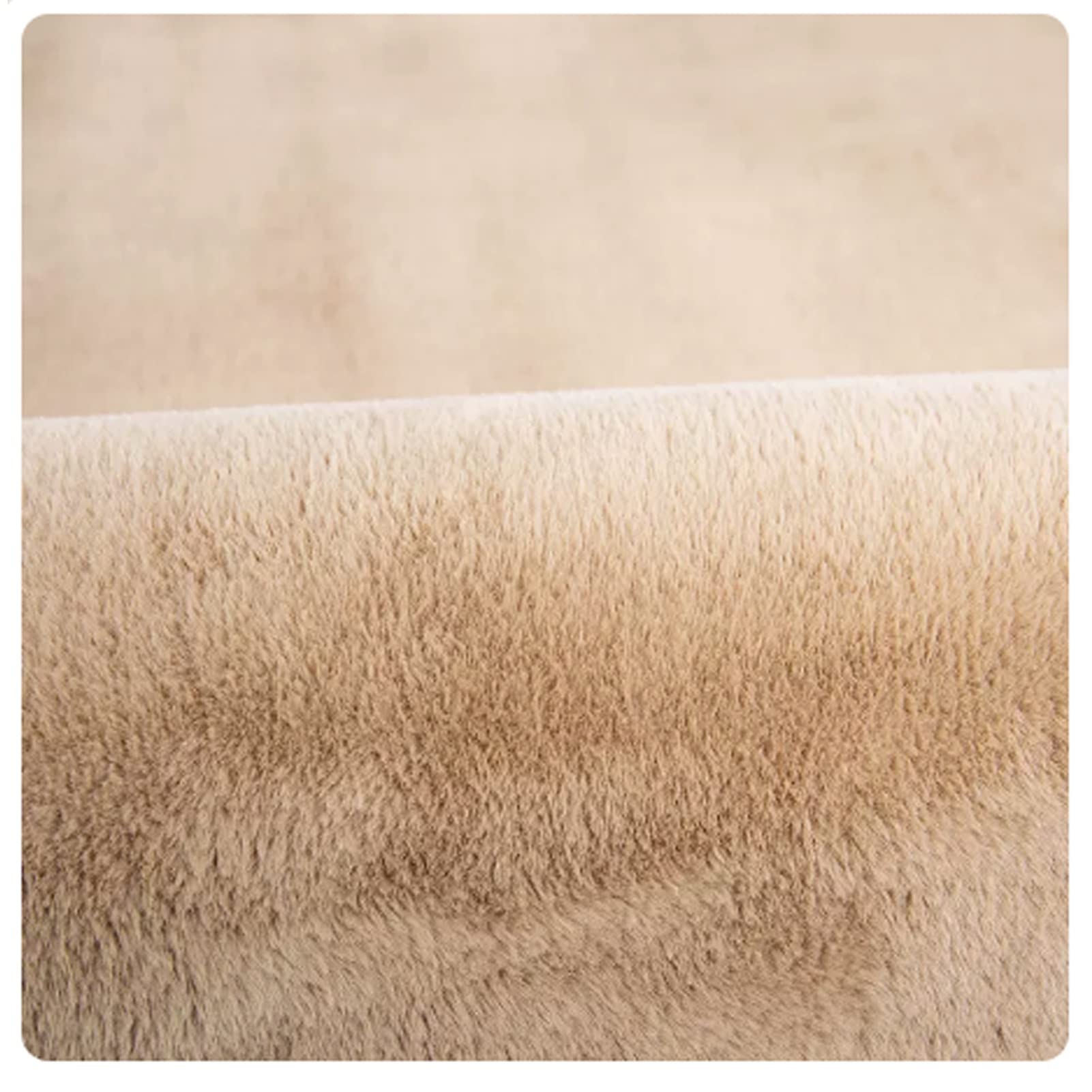 Alfombra suave de pelo corto para dormitorio, estilo moderno, esponjoso, almohadillas protectoras para habitación de niñas, sala de estar, cocina, decoración del hogar
