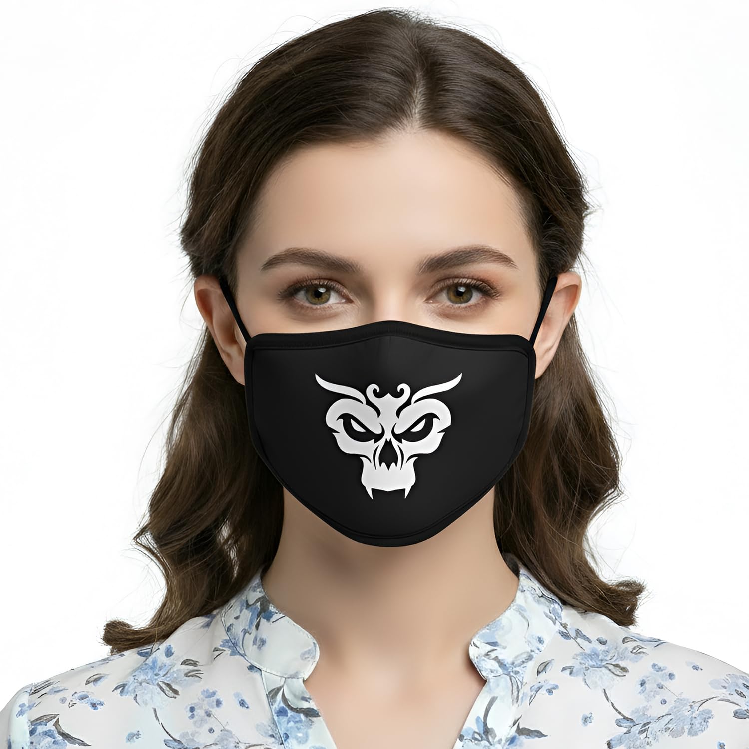 Zureni ORSF16 Reusable Cotton Face Mask Washable Breathable Protective Stylish Nose Mouth Cover for Men & Women (1 PC)-picture-45