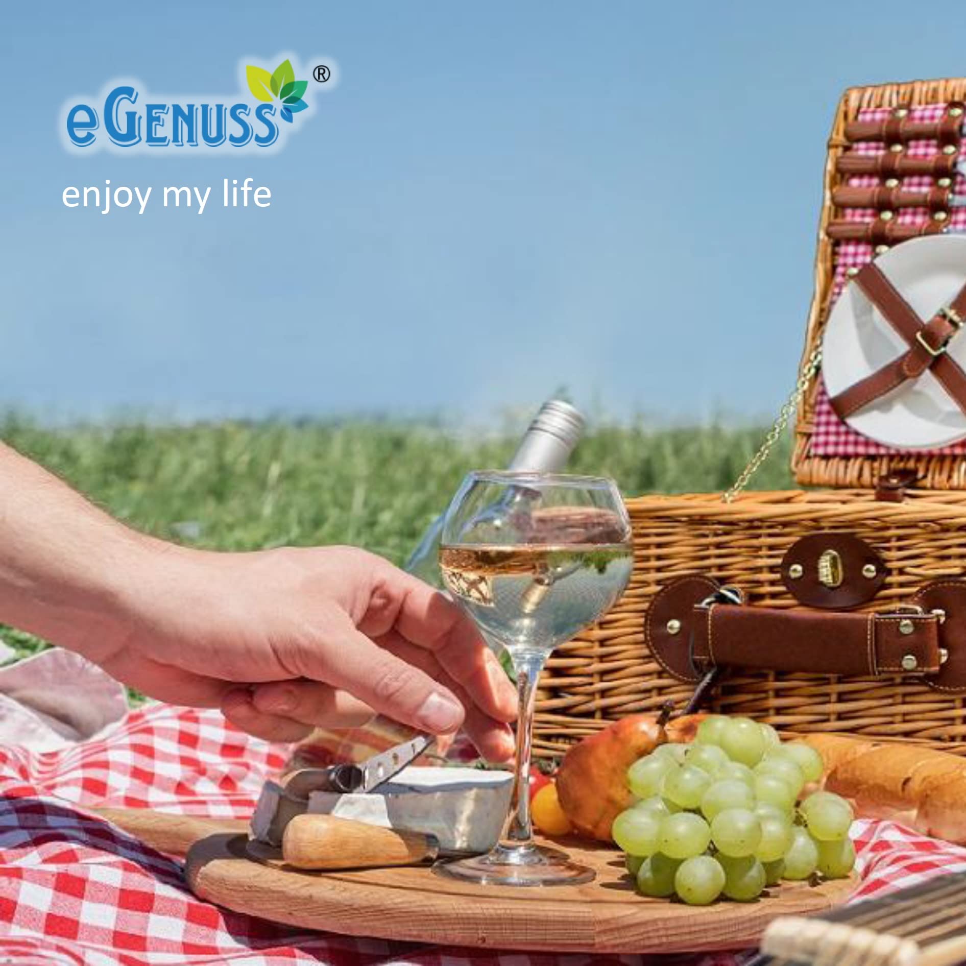 2 Sets Picknickdecke 200x200 cm wasserdicht isolierend abwaschbar faltbar kleines Packmaß | Picknick Strandmatte mit Reißverschlusstasche, Griff und Schulterrieme | Rot