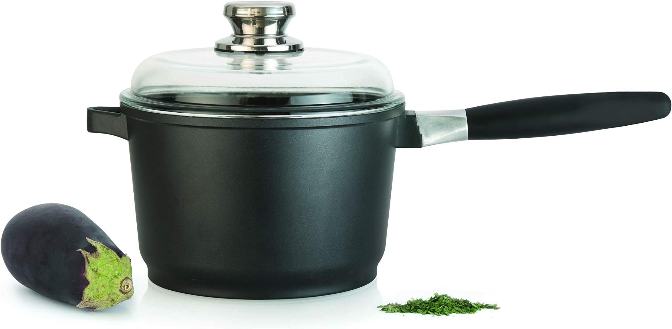 BergHOFF Eurocast Non-Stick, Saucepan 20cm (2.7L) PFOA Free, Induction Safe