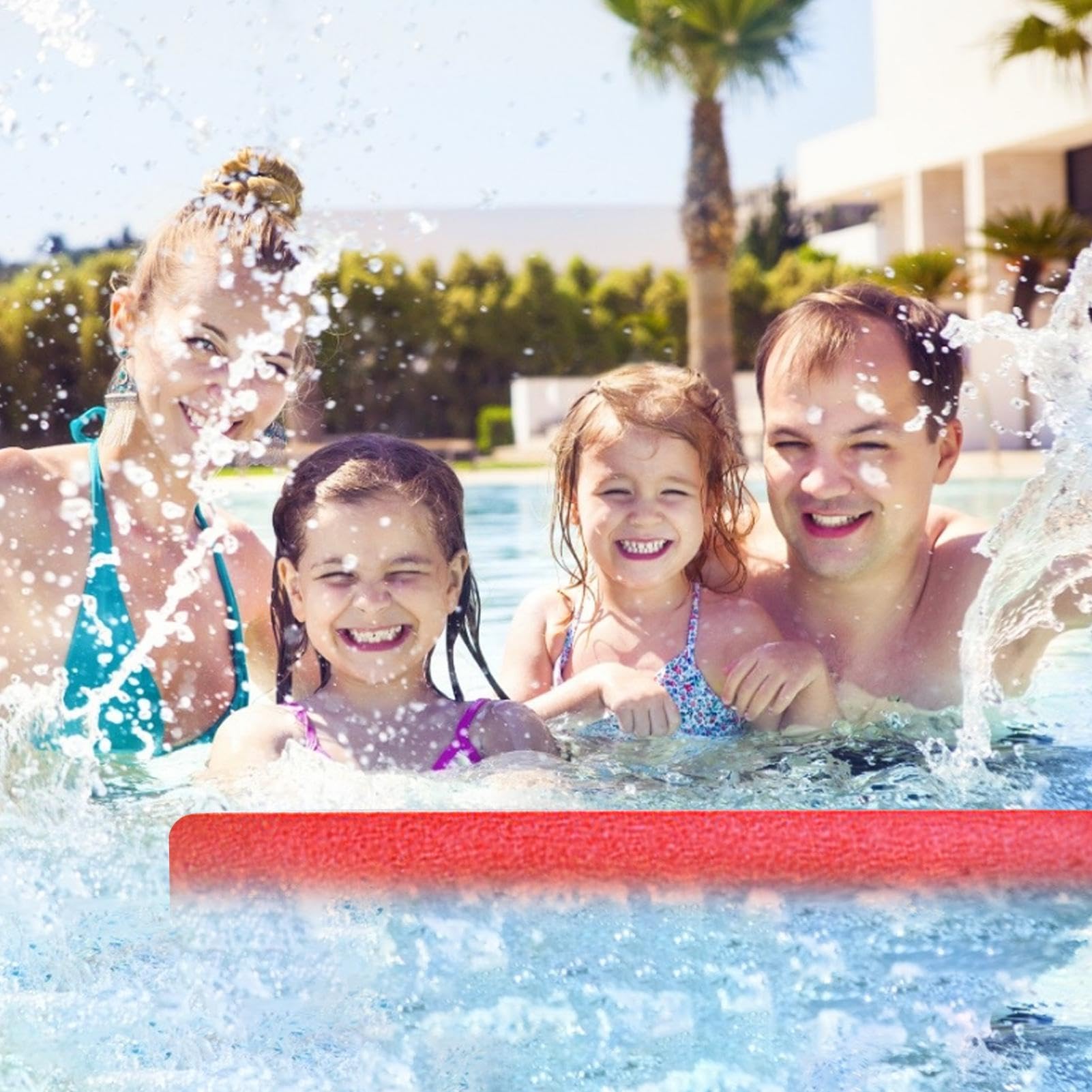 Fideos de piscina huecos multiusos, palo de flotabilidad para natación y
