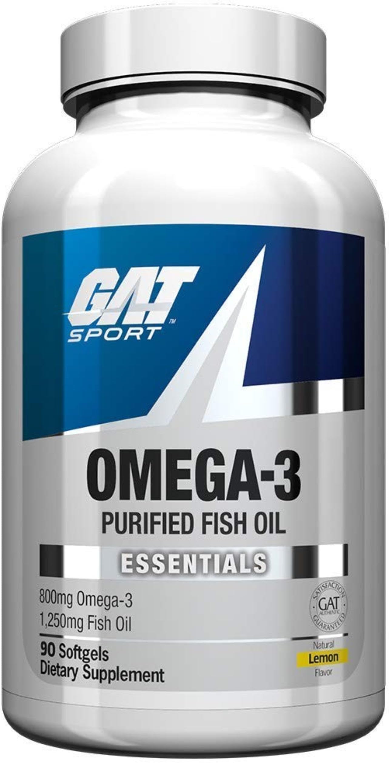 Essentials Omega-3 Purified Fish Oil, 90 Softgels