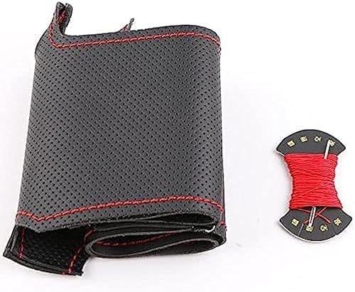 Miniatura 10 de Funda de volante de costura a mano para Kia K5 Optima 2019 Cee'd Ceed 2019 para Forte Cerato (AU) 2018 Línea Gris