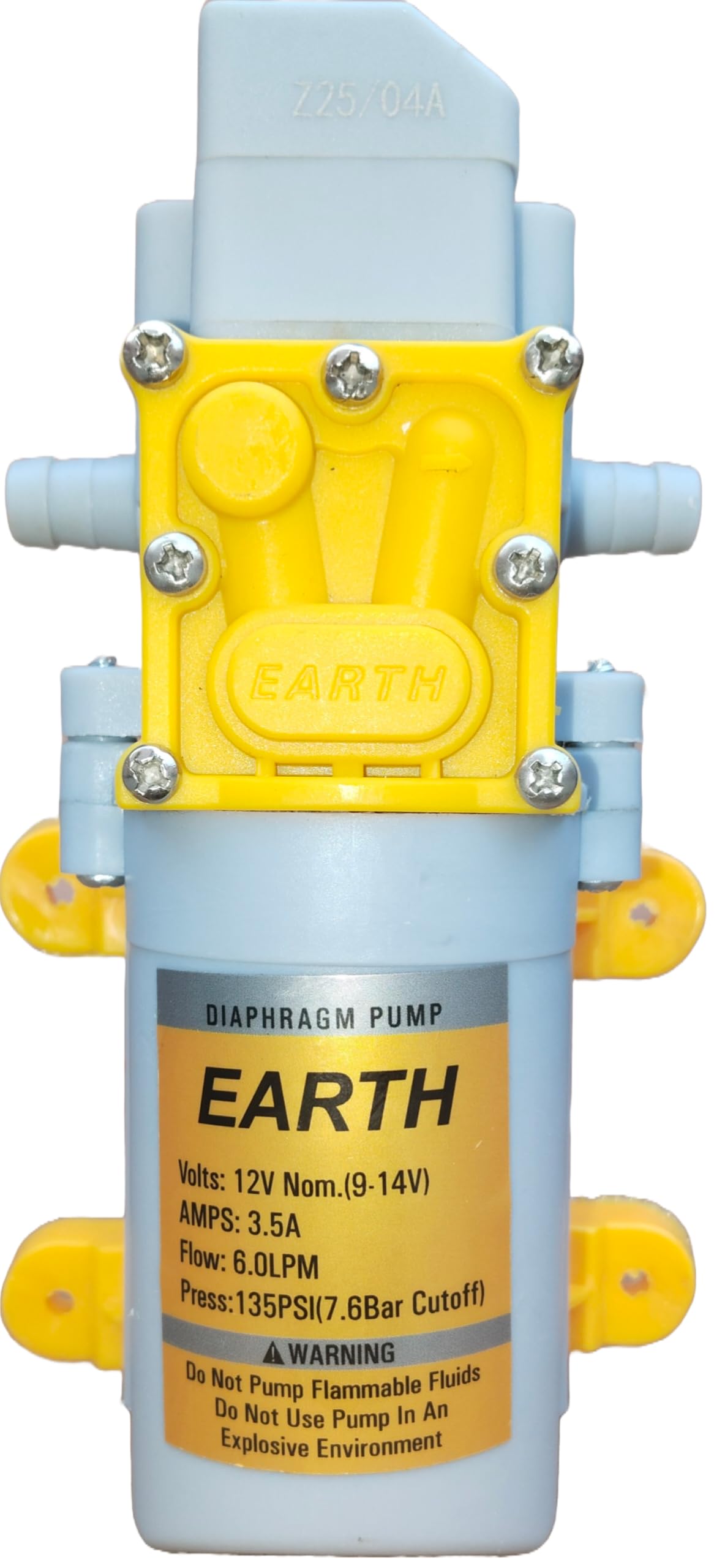 TAJ SUPER Earth Dc Water Pump High Pressure 12V Battery Sprayer Motor Single Performance 140 Psi Used In Farm Agriculture Mist Spray, Car Bike Wash, Sanitizing, Ac Cleaning