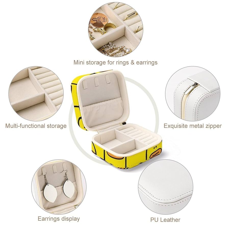 Amazon｜アクセサリー ジュエリー ケース 面白い 黄色い アヒル