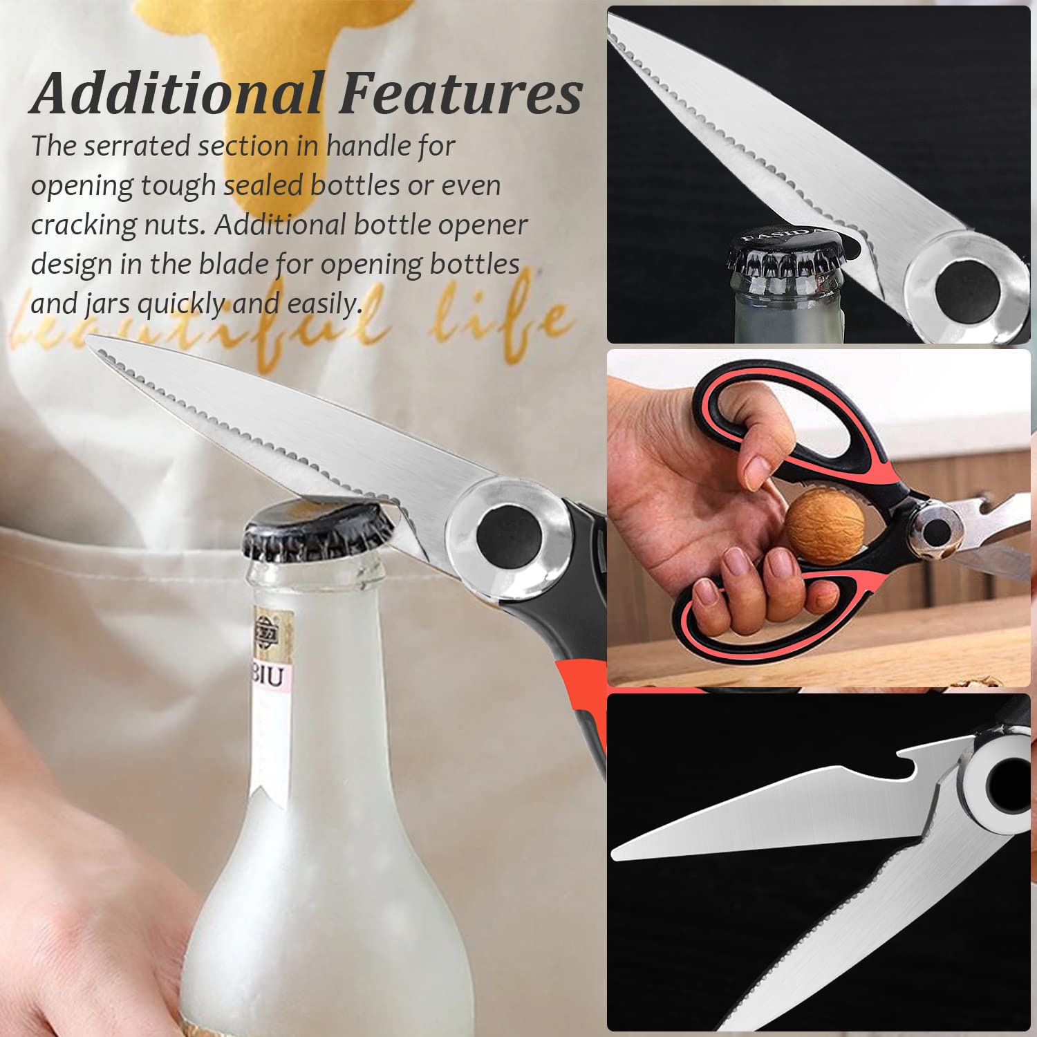 Ciseaux Multi-usages Ambidextre Fiskars