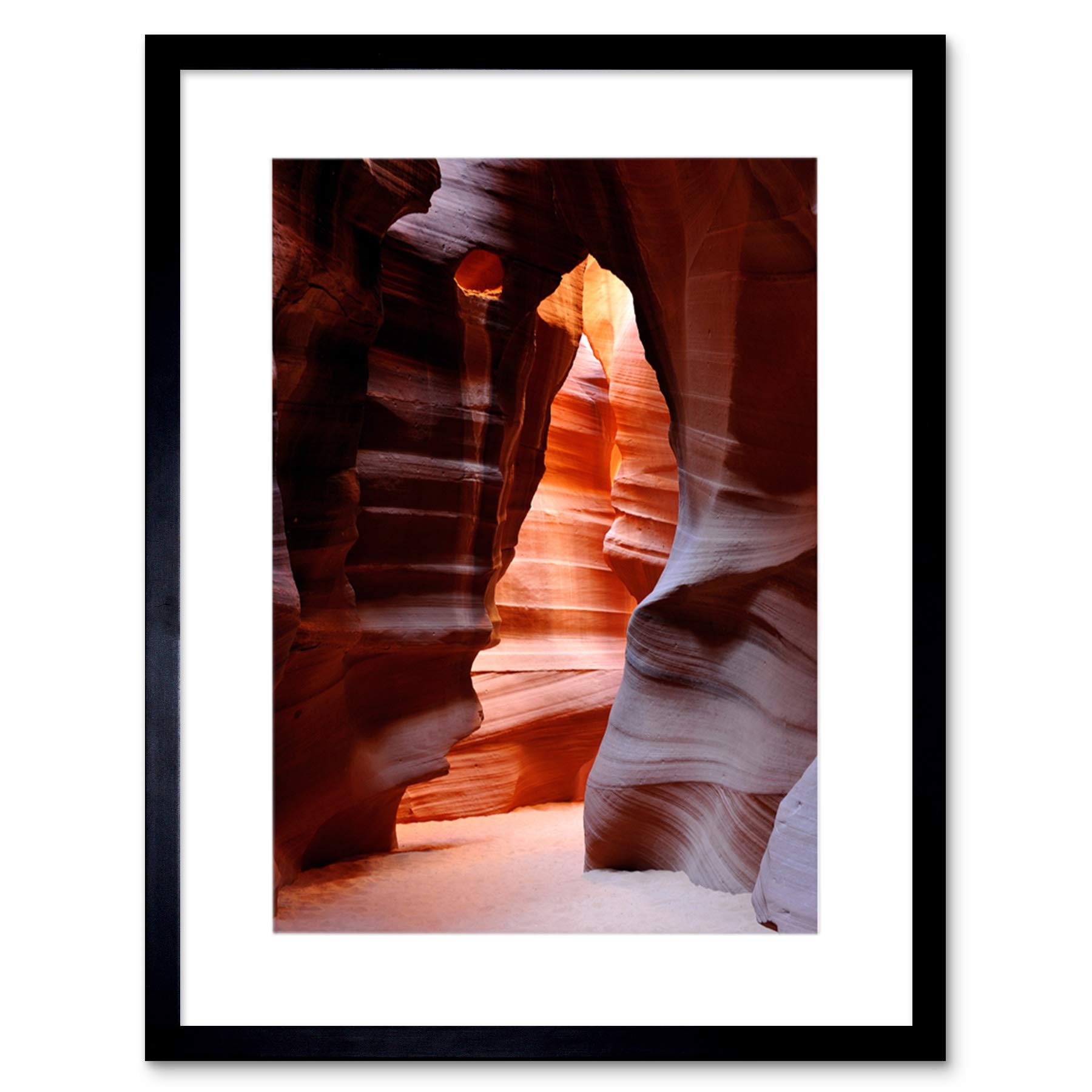 Wee Blue Coo Antelope Canyon Arizona Cave Art Framed Wall Art Print