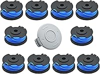 Vista 4 de WETOOLPLUS - Bobina de recortadora de hilo de 0.065 pulgadas para Ryobi Weed Wacker String One+ AC14RL3A, bobinas de repuesto para recortadoras