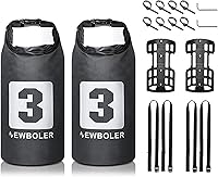 Vista 1 de LIXADA Bolsa de horquilla de bicicleta de 3L/7L - Bolsa seca impermeable, diseño superior enrollable, bolsa ligera para horquilla de bicicleta