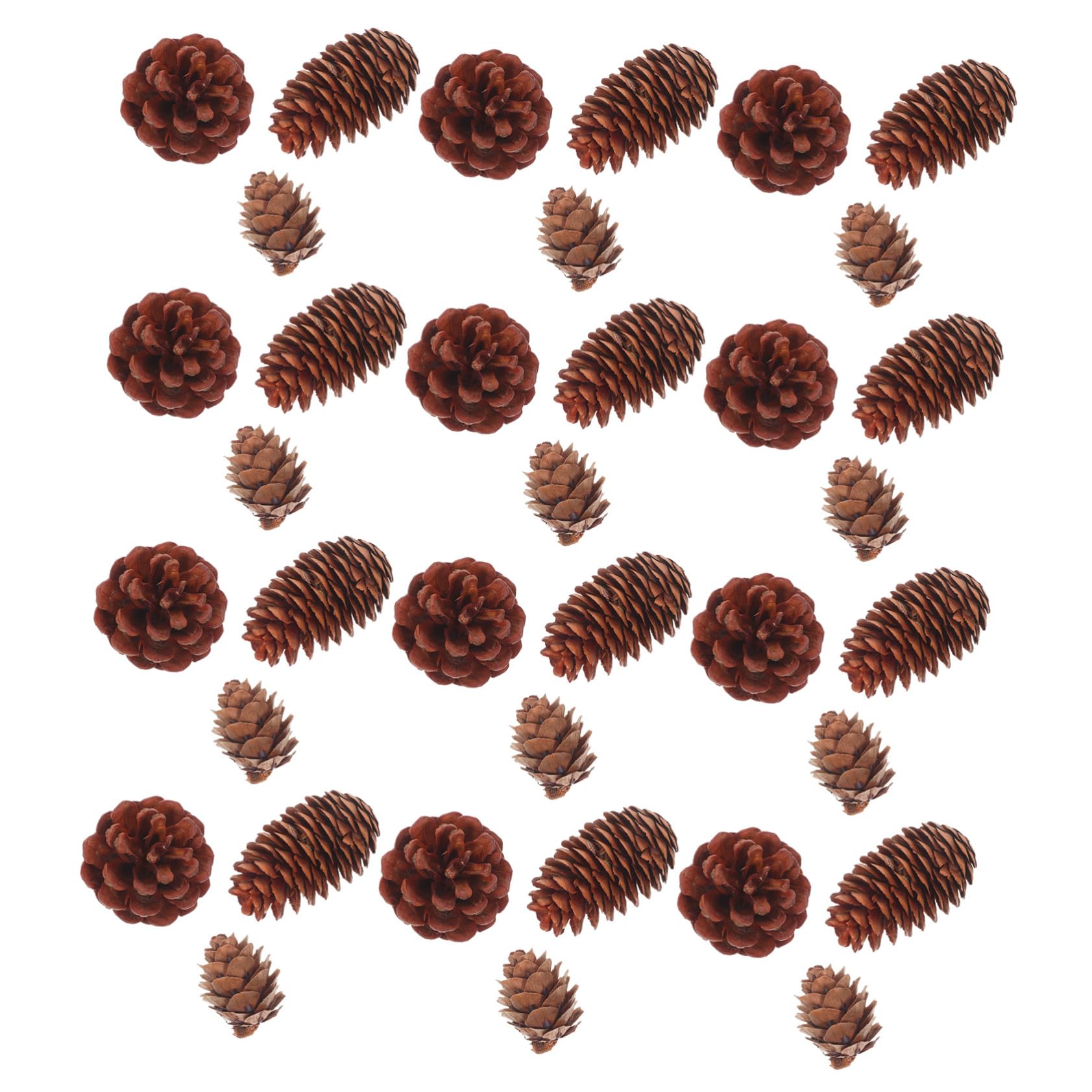 Garneck 120 Piezas Mini Piñas de Pino Naturales para Manualidades Decoraciones Navideñas Relleno para Jarrones Guirnaldas y Adornos Rústicos para Bodas y Fiestas