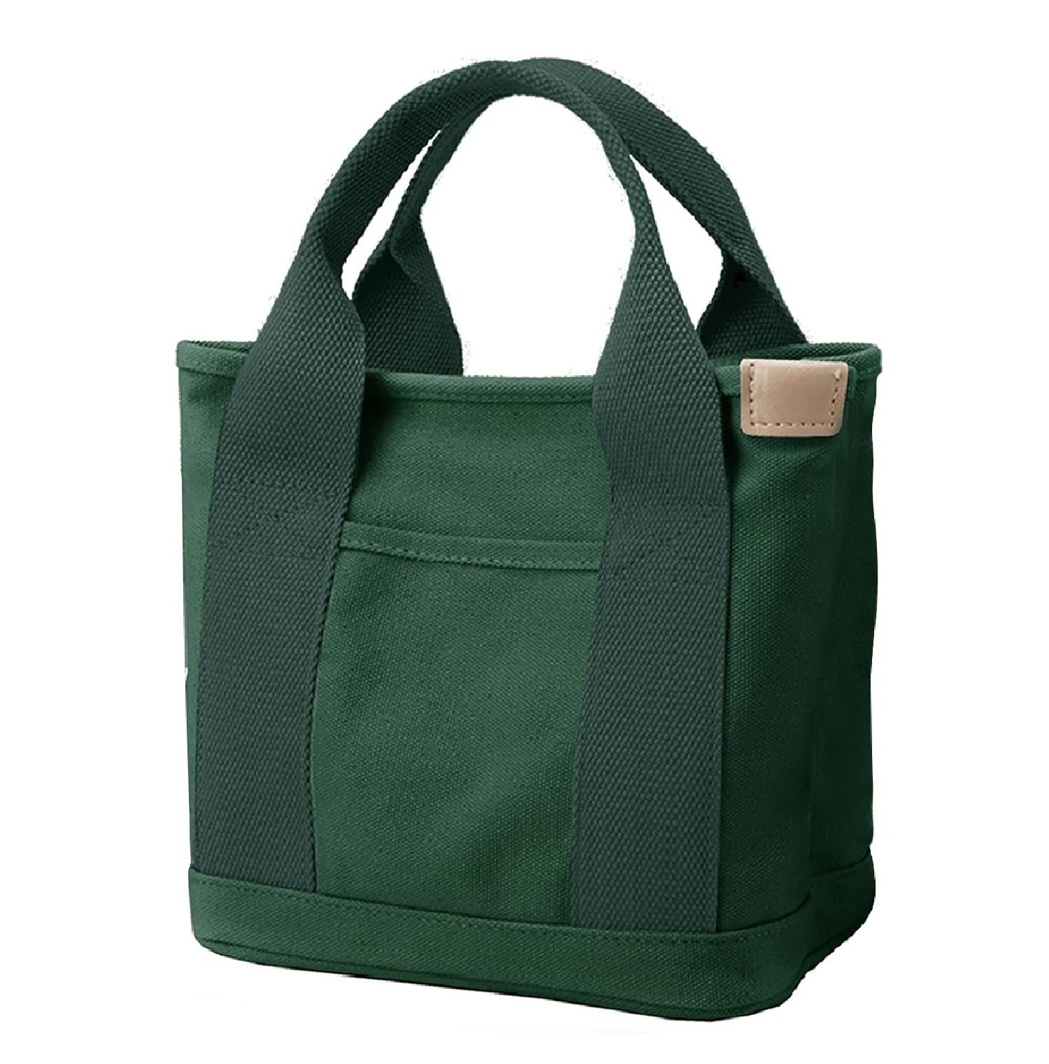 MINGRI Canvas Tote Bag for Women,Small Mini Totes Bags with Zipper Crossbody Purse with Pockets Shoulder Handbag