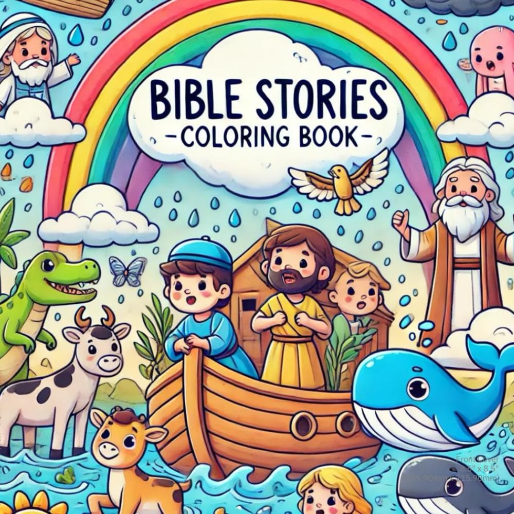 Bible Stories colouring book