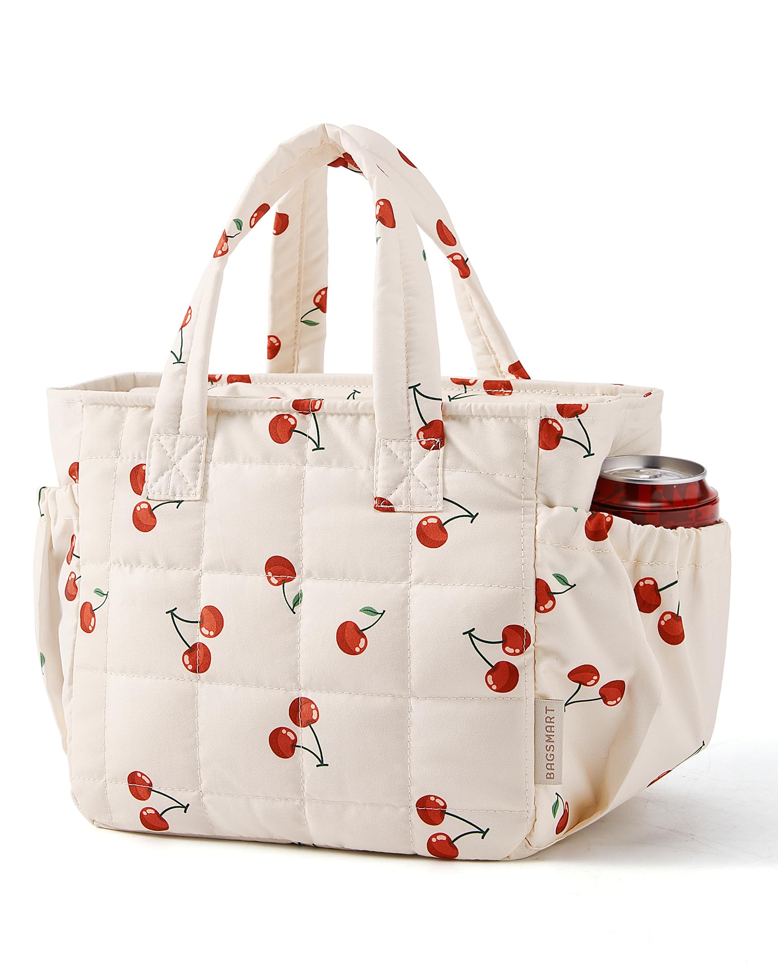 bagsmart Lunch Bags for Women, 6L Portable Insulated Lunch Bag Tote with Thermal Insulation Cool Bag, Lightweight Leakproof Quilted Lunch Box Adults for Work School Picnic