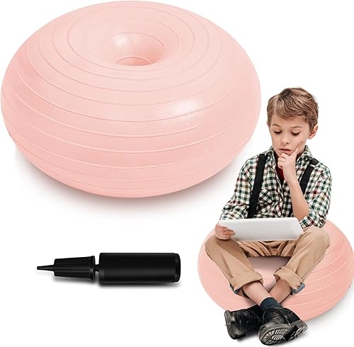 Miniatura 8 de Lewtemi Asiento flexible para el aula, sillas de pelota de yoga elementales de Navidad, regalo para niños, entrenador de equilibrio de estabilidad,