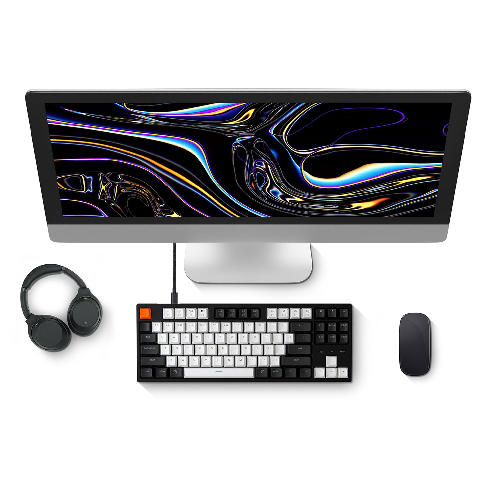 Amazon | Keychron C1 Mac レイアウト 有線メカニカルキーボード