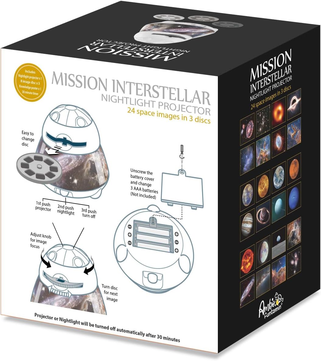 Mission Interestellar Nightlight Projector