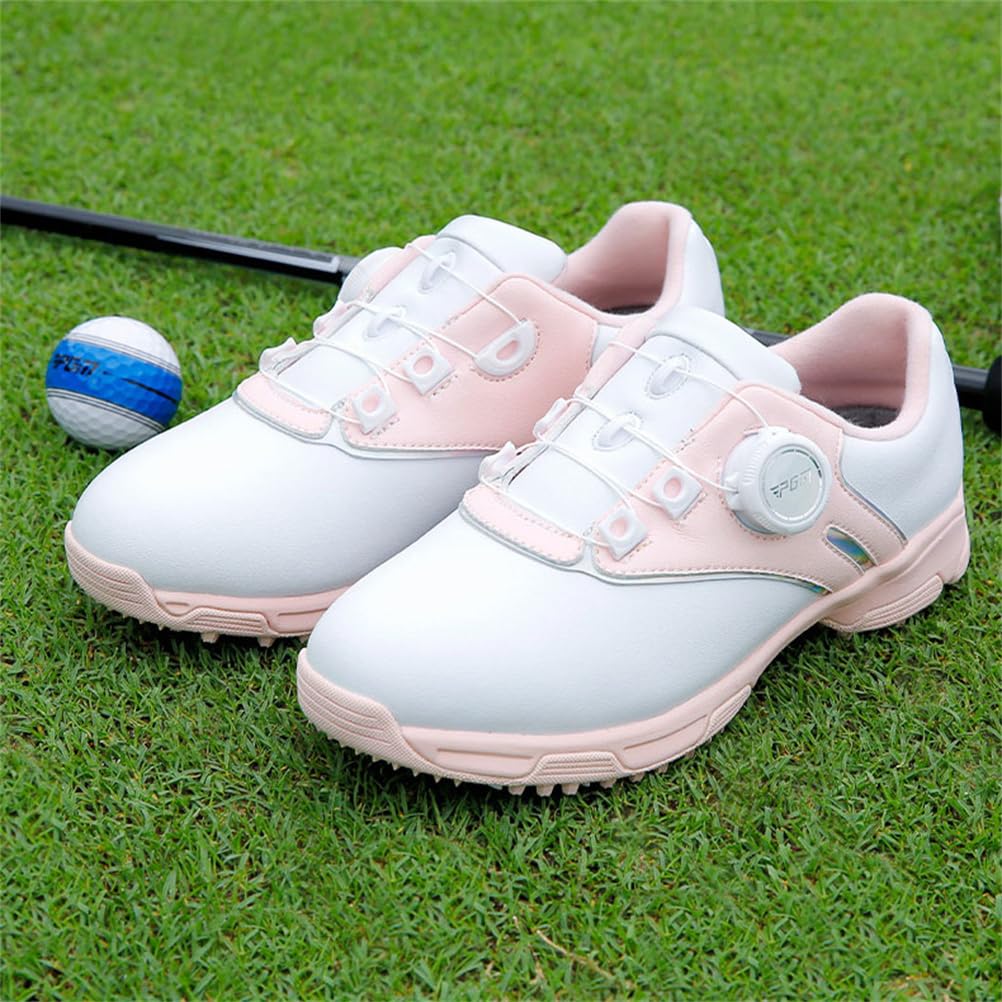 Damen wasserdichte Golfschuhe Damen Outdoor Komfort Golf Turnschuhe Mädchen Spikeless Golfer Trainer