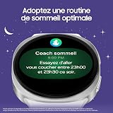 Samsung Galaxy Watch8, Montre Connectée, Coach Running, Coach Sommeil, Galaxy AI, Bluetooth, 40mm, Graphite, Chargeur Secteur Rapide 25W Inclus, Version FR - 4
