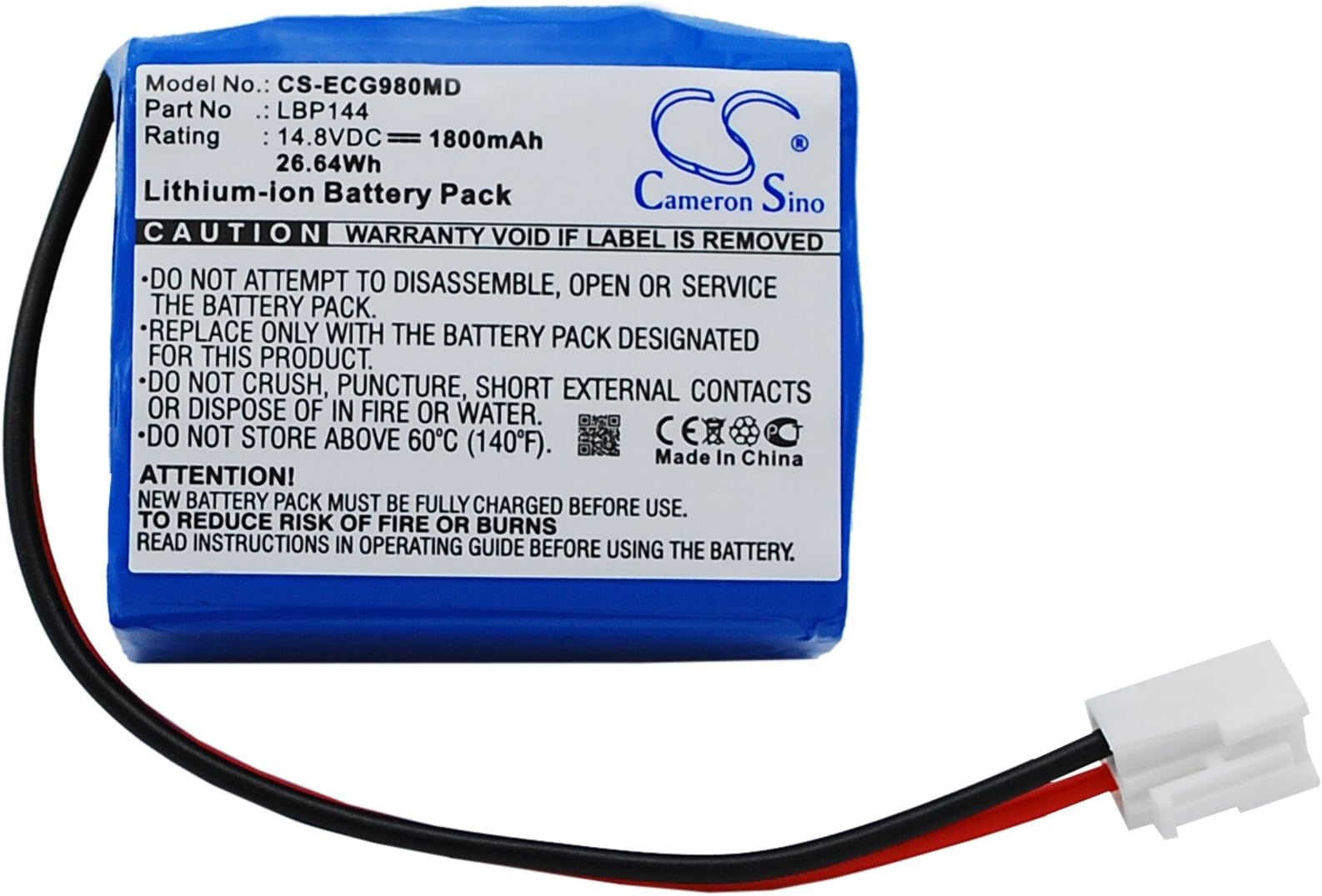 CXYZ1800mAh Battery Replacement for RAYTOP LBP144