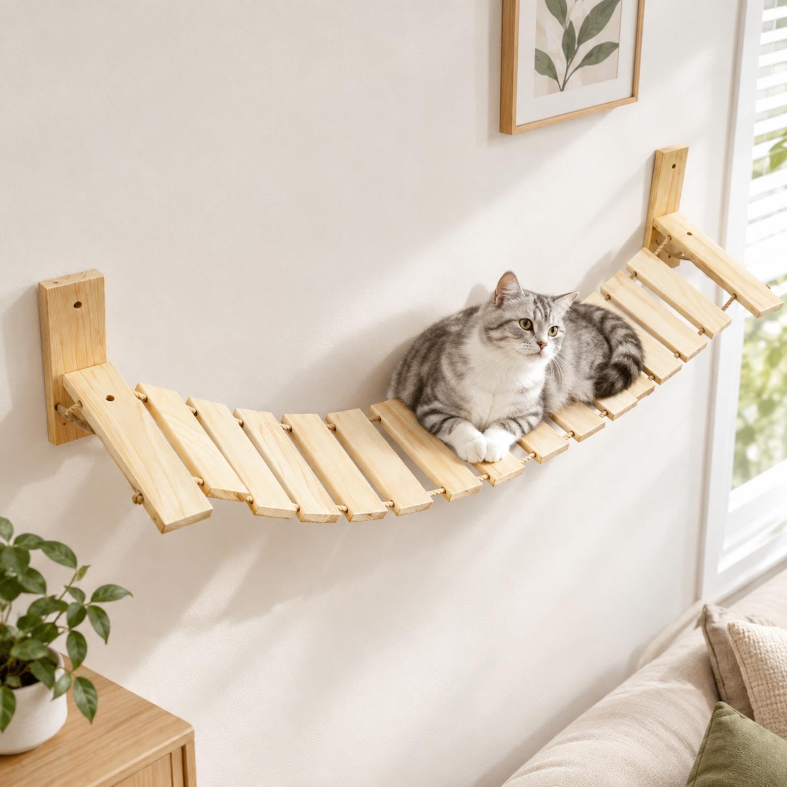 ponte felino a parete costruisce un percorso, 50cm