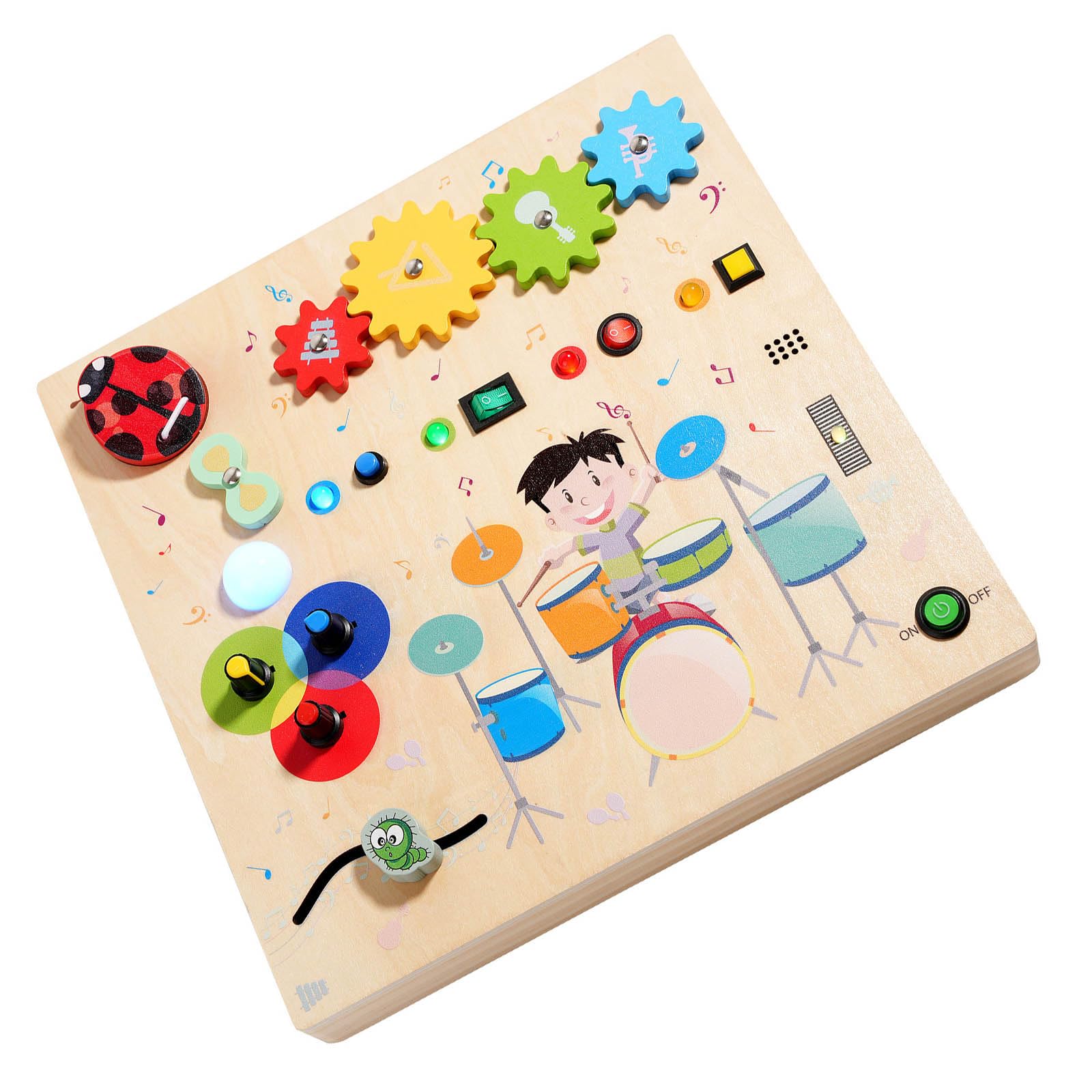 Holz Aktivitätsbretter für Kleinkinder, sensorisches Spielzeug, lustiges Tischspiel, beschäftigte Bretter für frühes Lernen, Hand Augen Koordinationsspielzeug