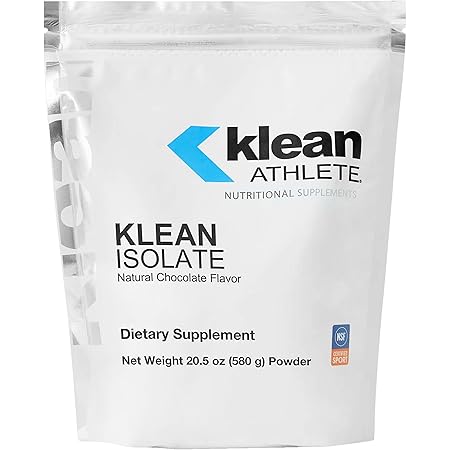 Klean ATHLETE Klean Isolate | Whey Protein Isolate to Enhance Daily Protein and Amino Acid Intake for Muscle Integrity* | NSF Certified for Sport | 20 Servings | Natural Chocolate Flavor