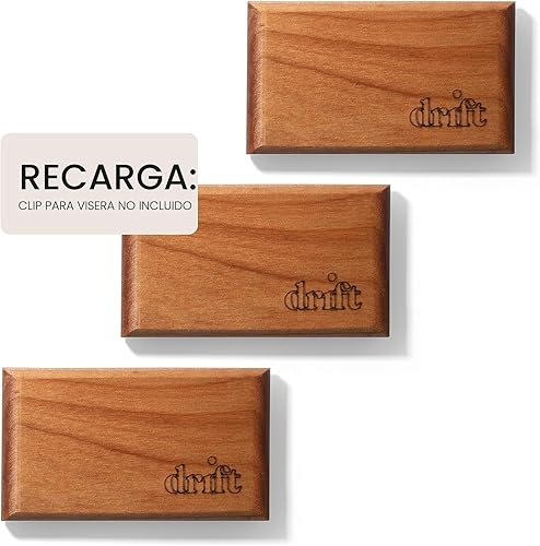 Miniatura 2 de Drift Ambientador de coche – El ambientador original de madera – Eliminador de olores de coche – Aroma de larga duración – Clip de metal – Aceites