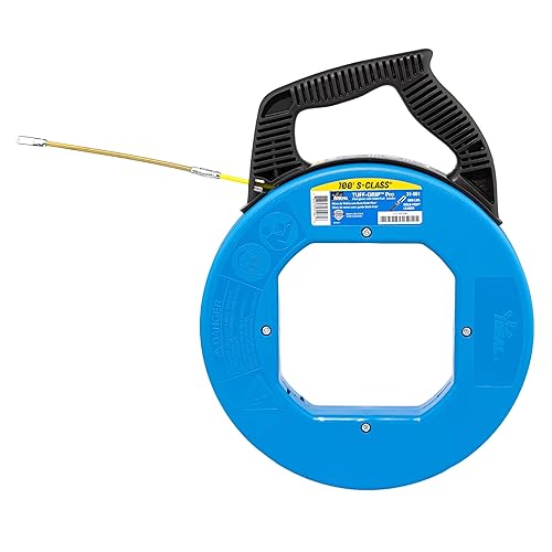 Vista 11 de IDEAL Electrical 31-060 Cinta de Pesca de Fibra de Vidrio Clase S – 0.1875 pulg. x 50 pies, Cinta de Pesca No Conductiva con Guía de 12 pulg.