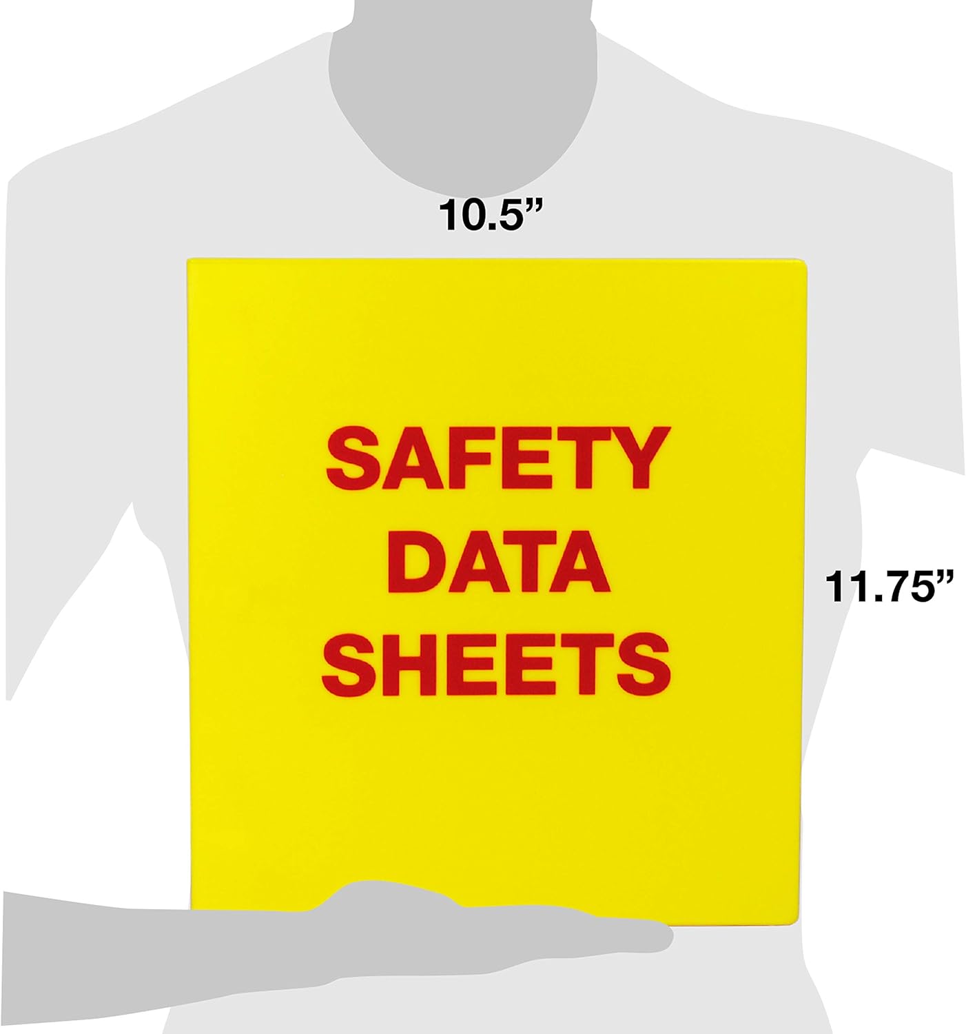 UniKeep SDS Binder - 1.5'' Capacity, (3 Poly Rings), Fully Enclosed