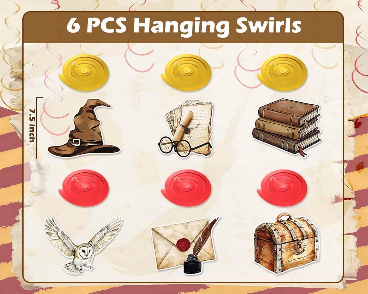 Wizard Birthday Party Decorations Set