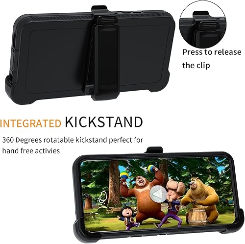 Miniatura 5 de NUFR Funda resistente para Moto One 5G Ace, Motorola One 5G Ace 2021, a prueba de golpes, a prueba de caídas, polvo, compatible con Motorola One 5G