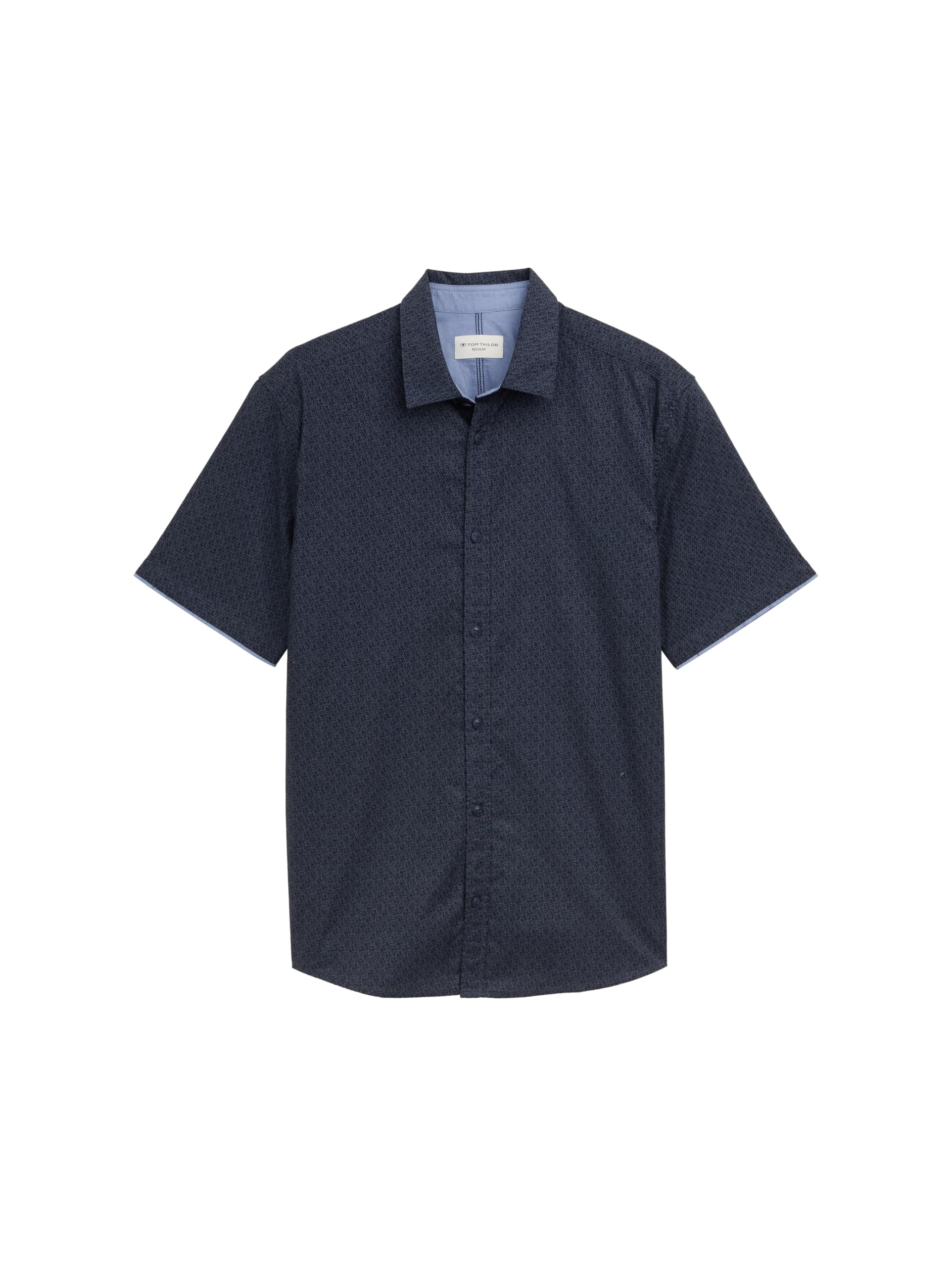 Tom Tailor Herren Kurzarmhemd mit Muster