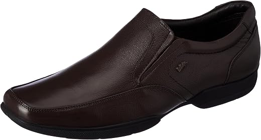Lee Cooper LC2128B2R Men’s Lightweight Leather Shoes | Comfortable, Stylish Slip-On Formal Footwear for Office, Business