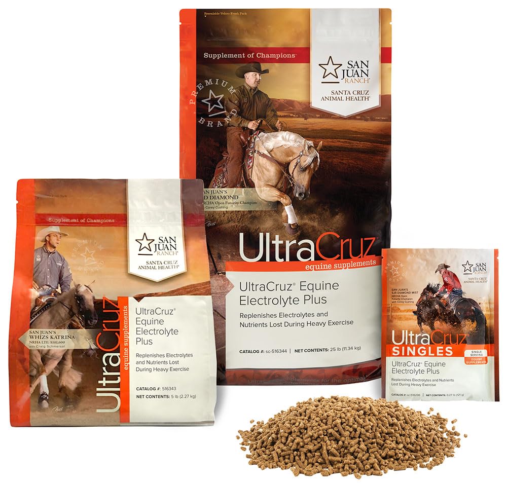 UltraCruz® Integratore equino di elettroliti Plus per cavalli, 5 libbre