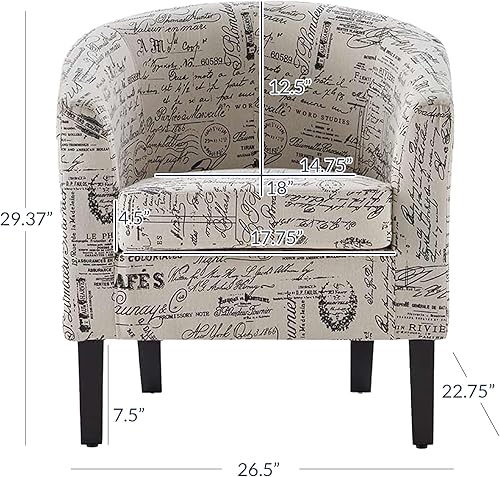 Miniatura 9 de BELLEZE - Sillón de piel sintética para sillones y sillas Blanco y marrón,Beige,Negro -,Negro y Beige,Azul Coral,Marrón,Caramelo,Estampado