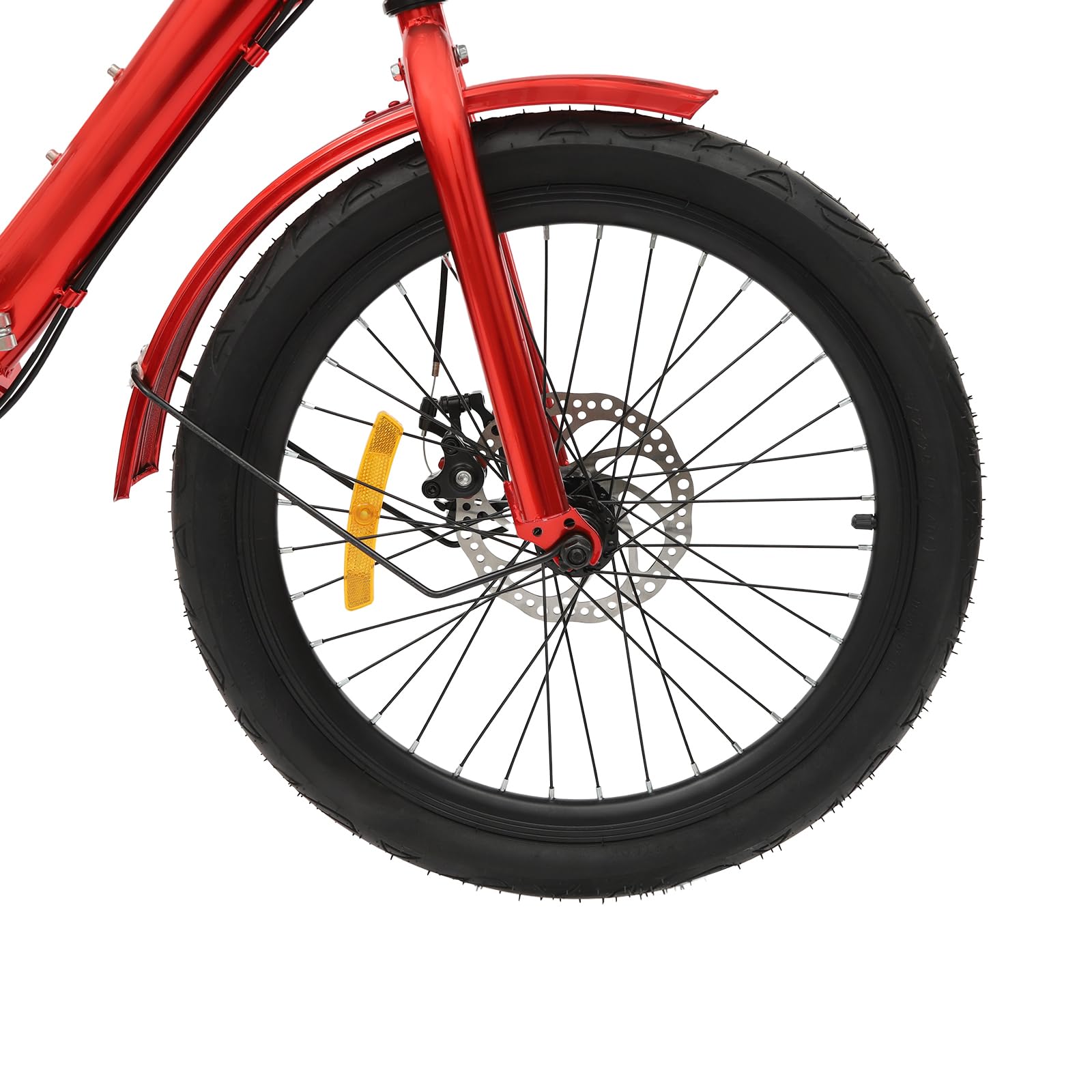 Triciclo pieghevole da 20 pollici, triciclo per adulti, a 7 marce, con cestino, per shopping, gite e allenarsi