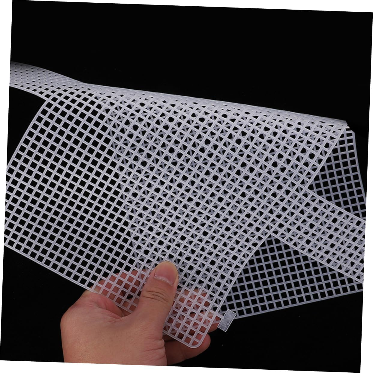Hohopeti 10pcs Mesh Material Crafts DIY Plastic Mesh Canvas Sheets Cross Stitch Plastic Plate Handmade Purse Bag DIY Sewing Bag Form Handbag Canvas Wallet Weaving Plate Knitting
