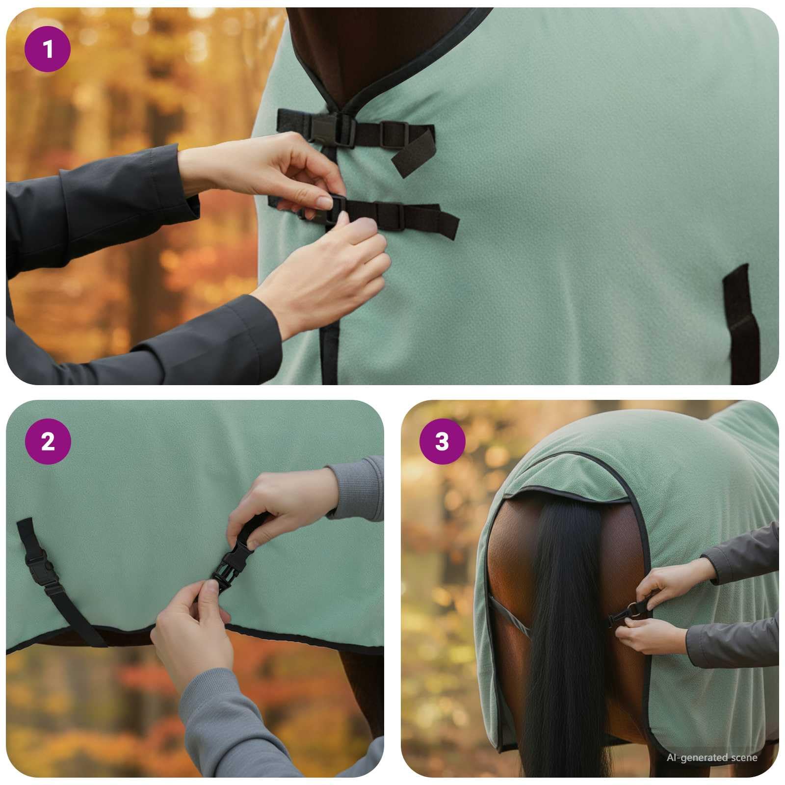 Manta para caballo, 85 cm, poliéster, transpirable, impermeable, resistente al viento, resistente al desgarro, para pastoreo, exterior, transición, protección cálida con correa ajustable