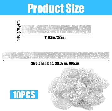 10PC Waterproof Backpack Rain Cover Disposable Lightweight 15L-40L