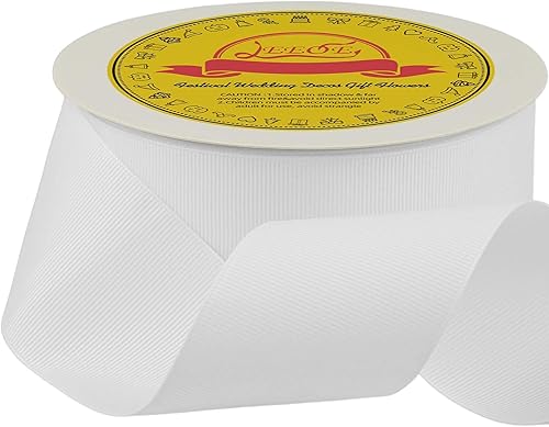 Miniatura 2 de Cinta de grogrén para manualidades de 14 pulgadas x 50 yardas, cinta para envolver regalos, doble cara, muy adecuada para bodas, cinta de seda,