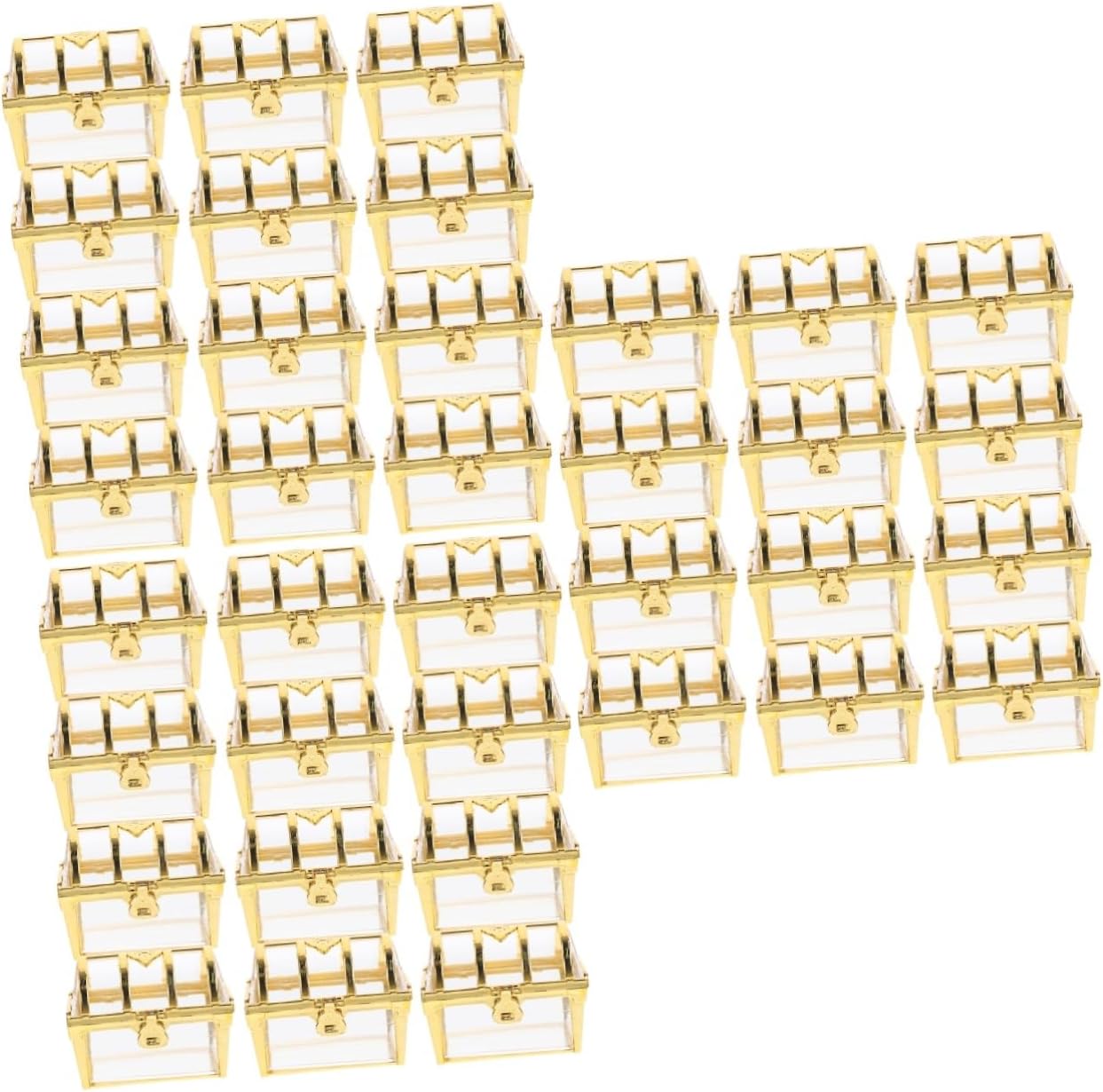 Alipis 36pcs Wedding Candy Boxes Small Treasure Chest Design for Chocolates Sweets Packaging for Bridal Showers Birthday Parties Holiday Celebrations and Wedding Favors