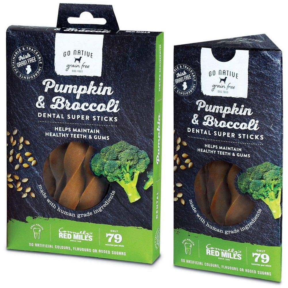 Pumpkin & Broccoli Dental Super Sticks 6 Pack