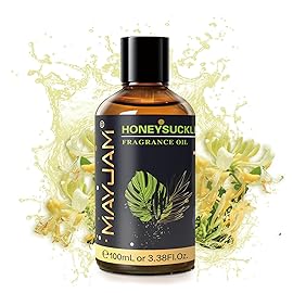MAYJAM Honeysuckle Fragrance Oils Essential Oil - Honeysuckle Oil for Diffusers, 3.38FL.OZ/100ML Large Volume Fragrance Oil with Premium Glass Dropper