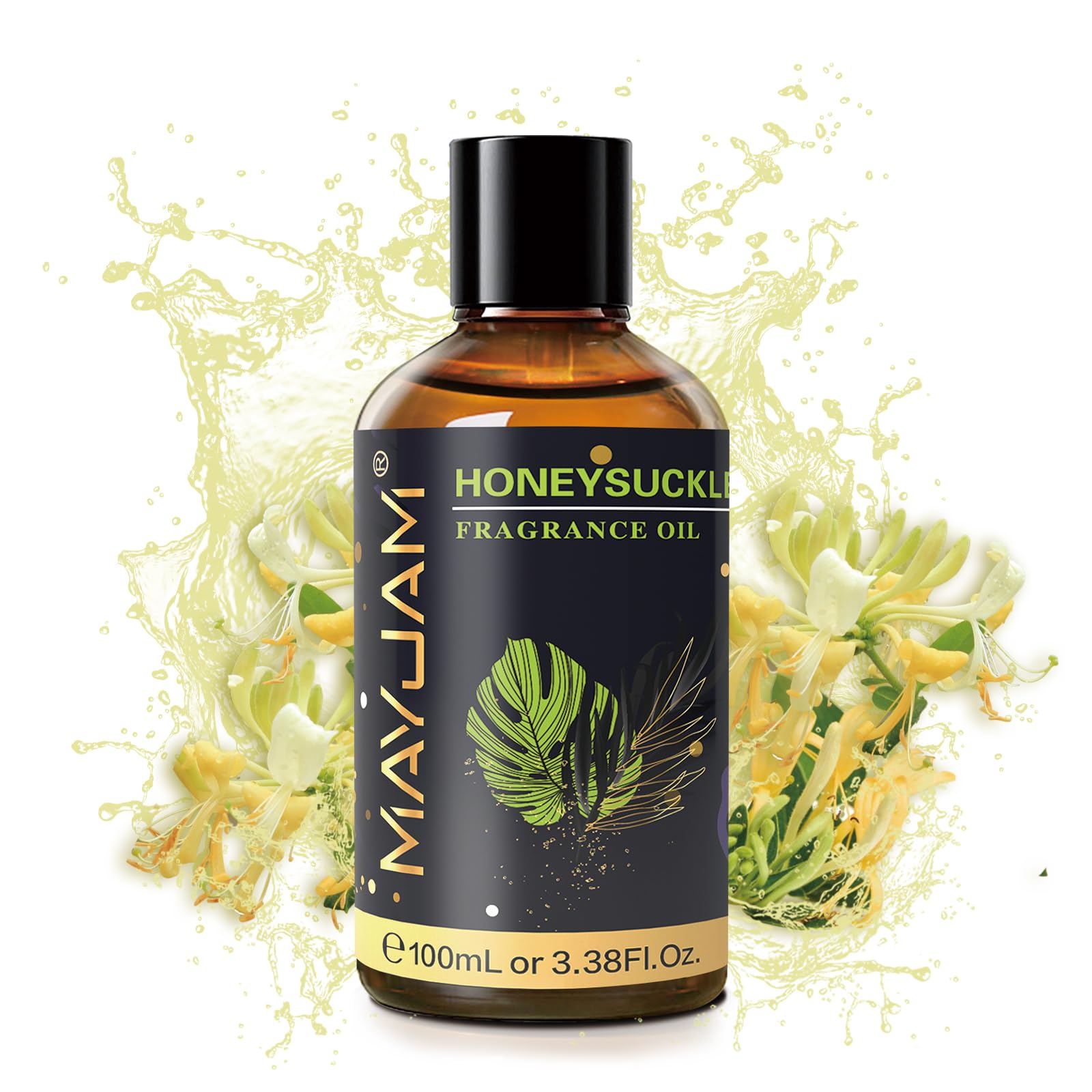 MAYJAM Olio Essenziale di Caprifoglio 100ml, Olio Di Fragranza Premium Per Diffusori di Olio Essenziali, Aromaterapia, Casa, Bruciatore Di Olio