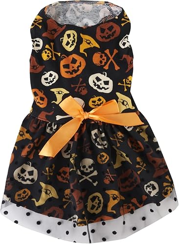 Miniatura 8 de Vestido de tul para cachorro de cumpleaños para niña con diseño de pastel de cumpleaños, para perros pequeños, niñas, falda de fiesta de gatos,