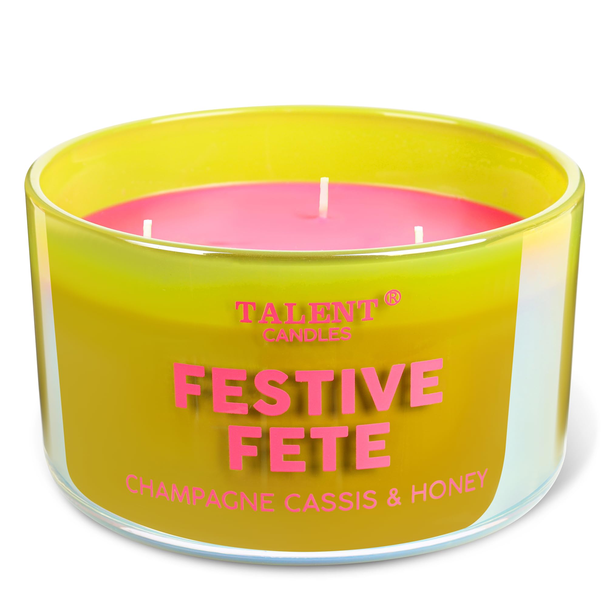 TALENT Scented Candles for Home, Enjoy Candles, Natural Soy Wax with 3 Cotton Wicks