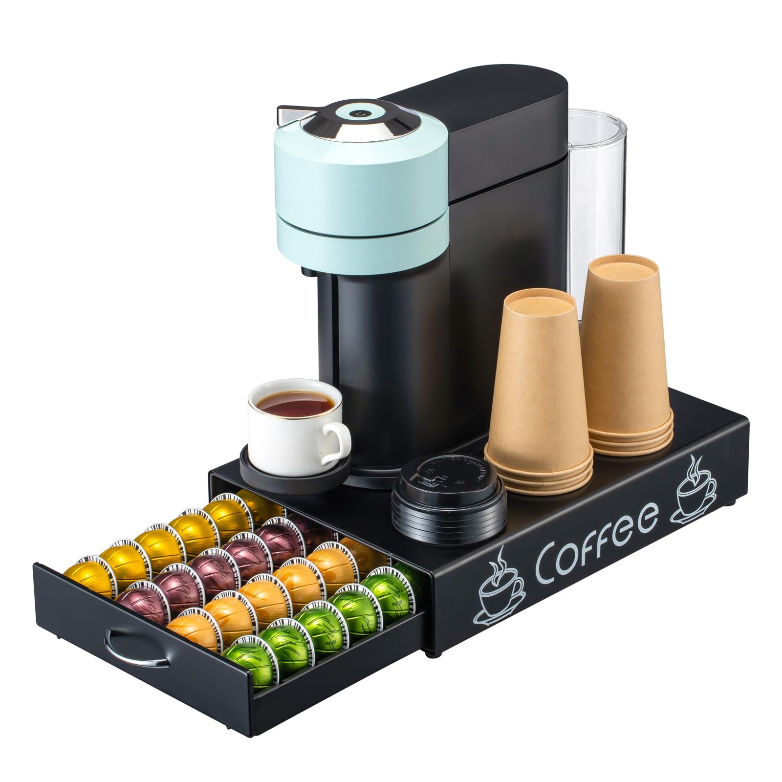Nespresso Pod Holder for Vertuo Pod Drawer, 40 Pods